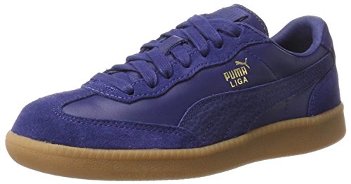 Puma Unisex-Erwachsene Liga Leather Sneaker, Blau (Blue Depths-Blue Depths), 47 EU