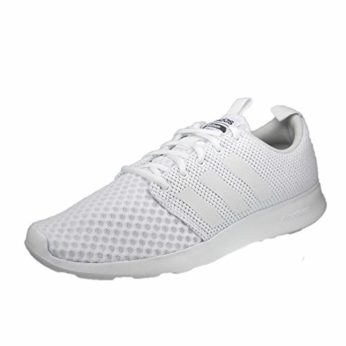 adidas Herren Cloudfoam Swift Racer Laufschuhe, Weiß (Footwear White/Rose Crystal White/Carbon 0), 43 1/3 EU