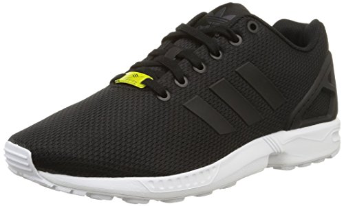 adidas Originals ZX Flux, Herren Sneakers, Schwarz (Core Black/Core Black/White), 43 1/3 EU (9 Herren UK)