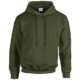 Gildan Heavy Blend Erwachsenen Kapuzen-Sweatshirt 18500 L, Military Green